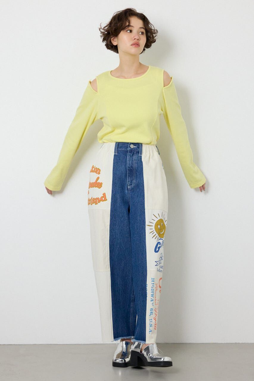 RODEO CROWNS「オープンショルダー2WAYトップス」|Tシャツ・カットソー|