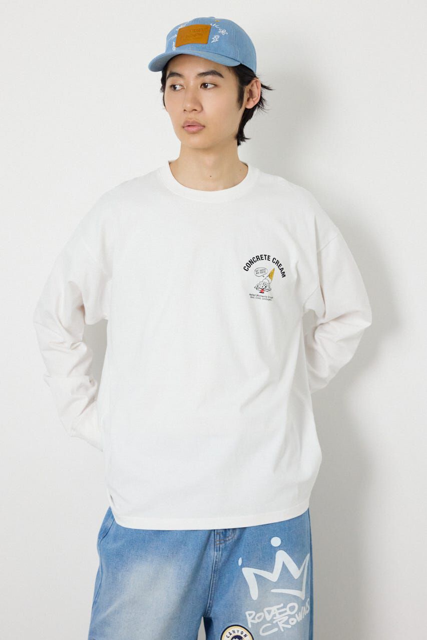 RODEO CROWNS「melting長袖Tシャツ」|Tシャツ・カットソー|WHT