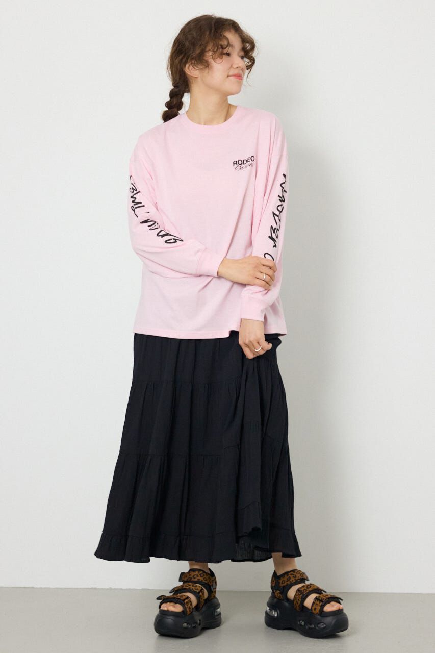RODEO CROWNS「パッチデザインロングスリーブ Tシャツ」|Tシャツ・カットソー|