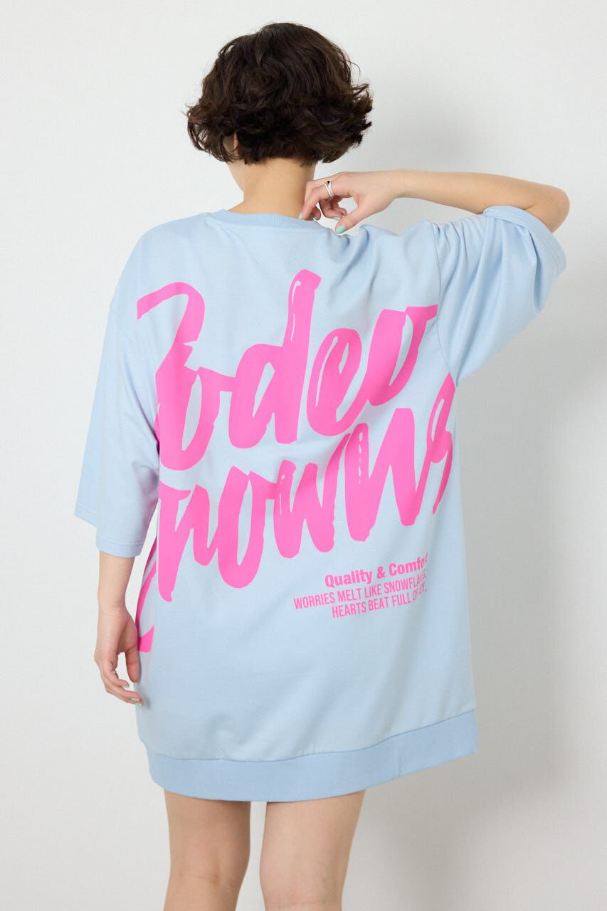 RODEO CROWNS「ペイントロゴハーフスリーブワンピース」|ワンピース|