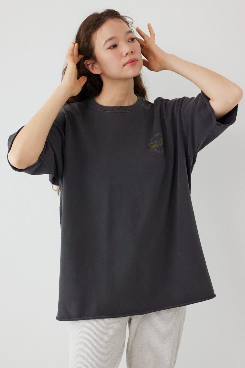 RODEO CROWNS「ミニ裏毛ハーフスリーブトップス」|Tシャツ・カットソー|