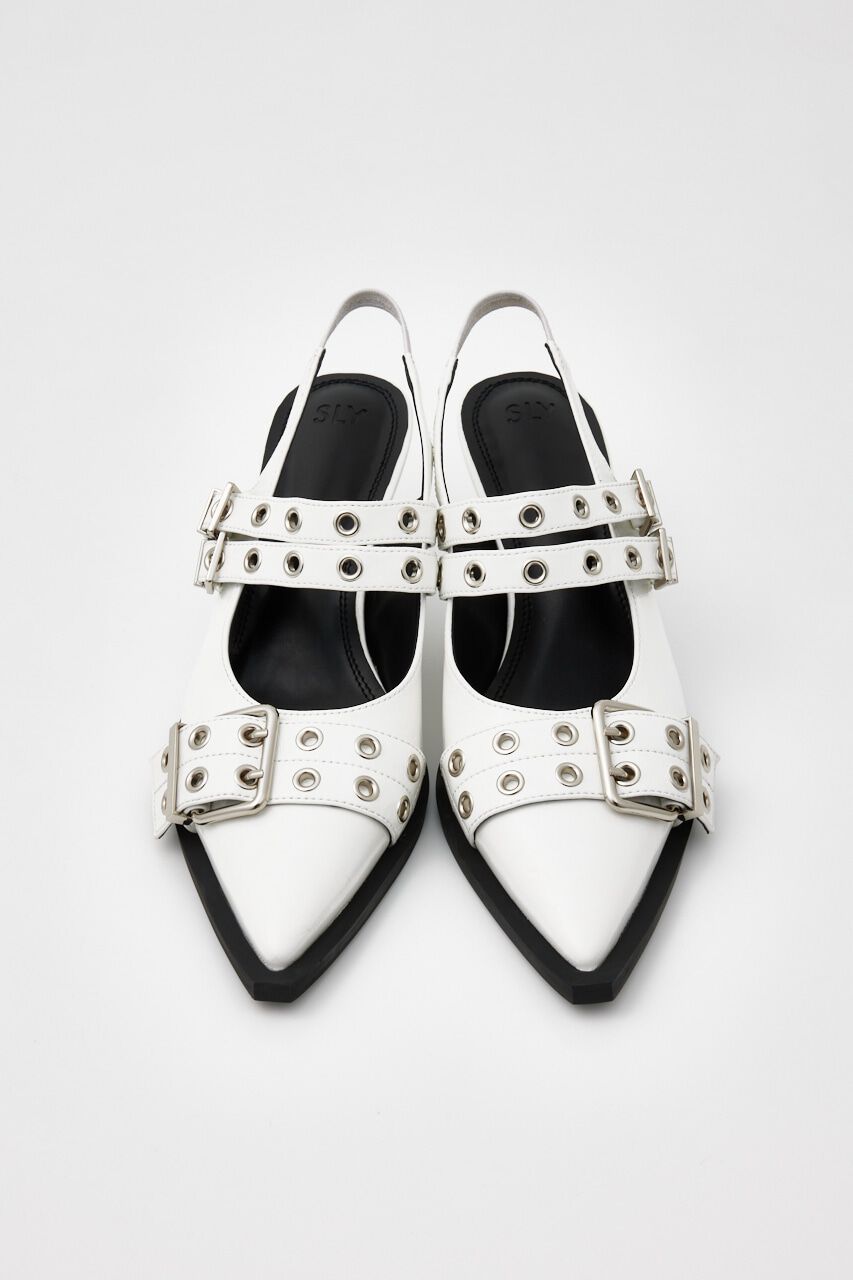 SLY「POINTED TOE BELTED サンダル」|サンダル|