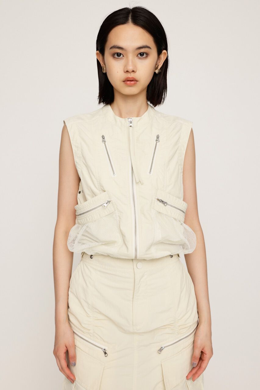 SLY「MESH DOCKING MILITALY ベスト」|タンクトップ|