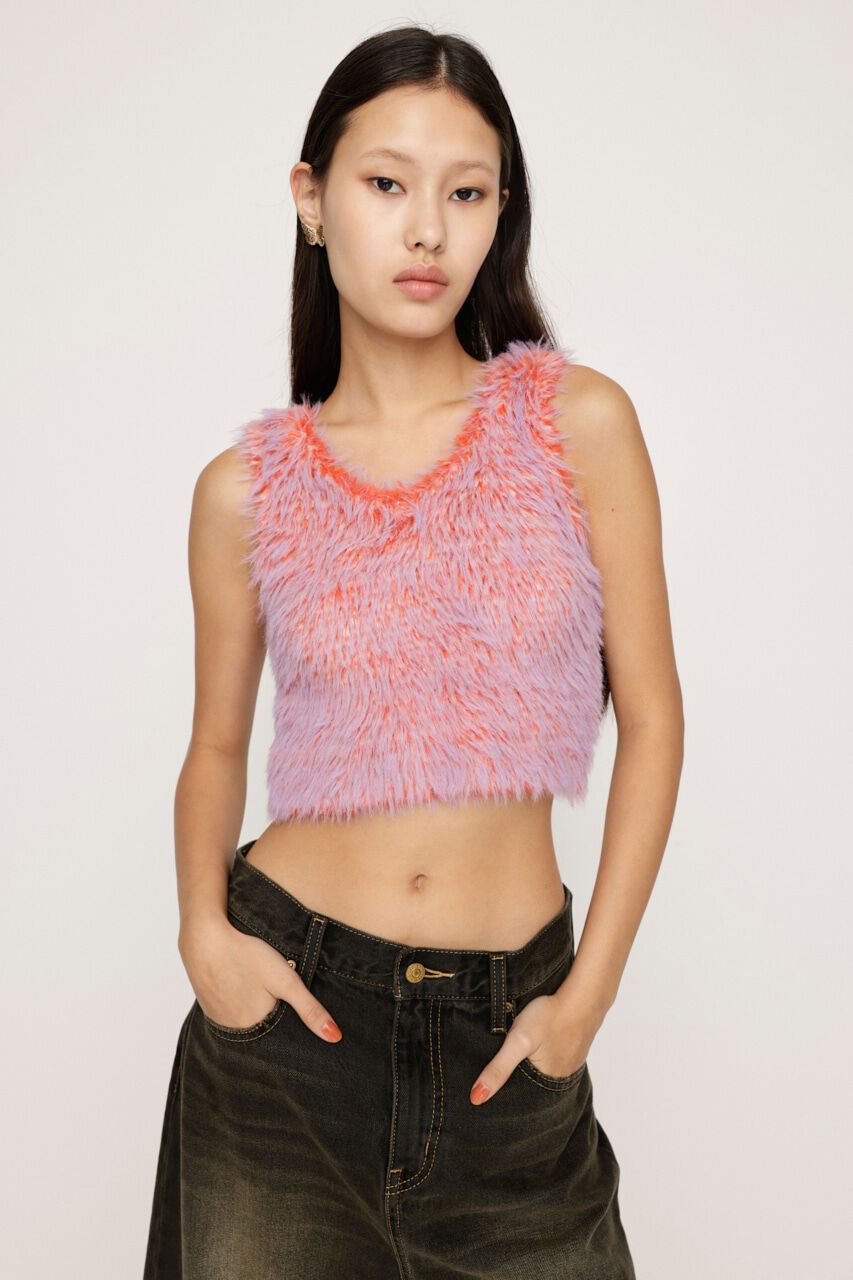 SLY「MIX SHAGGY TANK」|タンクトップ|