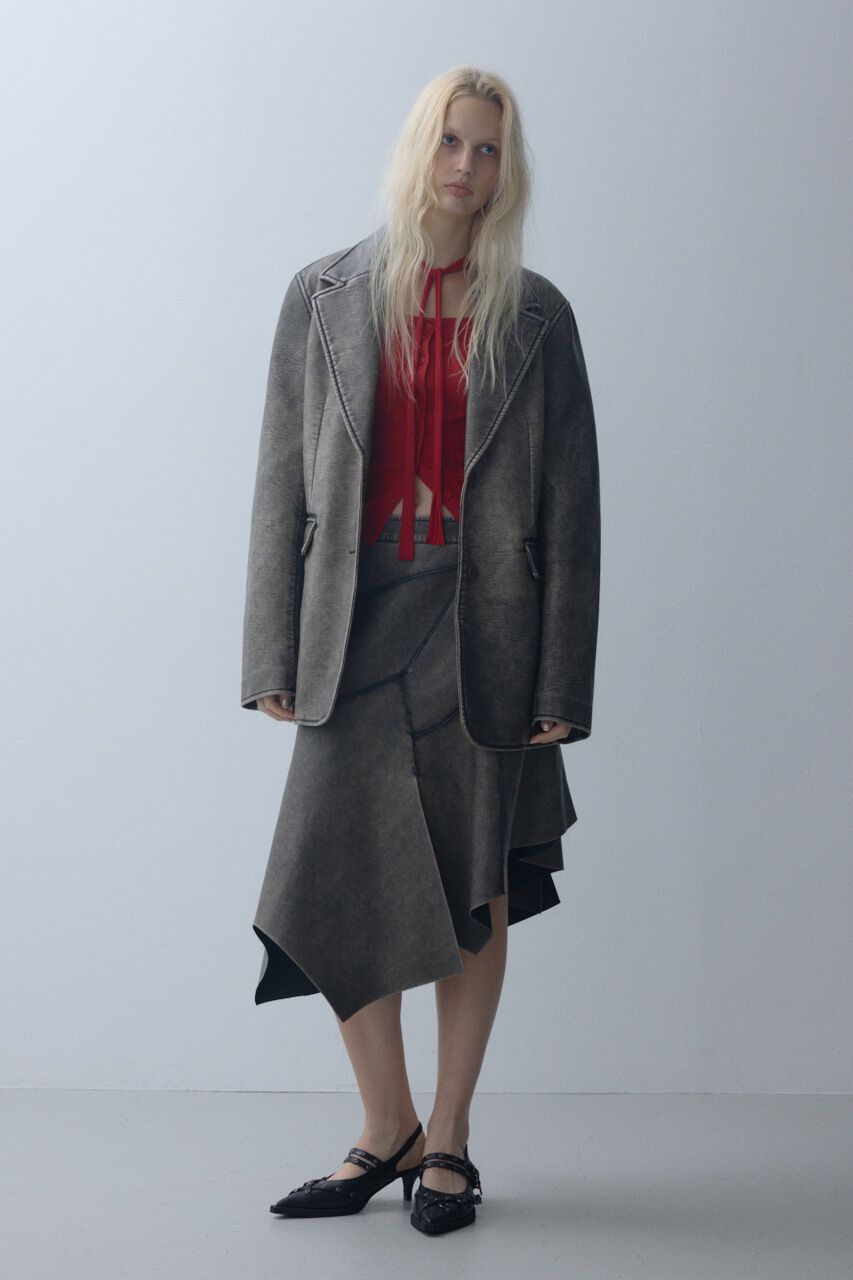 SLY「VINTAGE F／LEATHER TAILORED ジャケット」|その他|