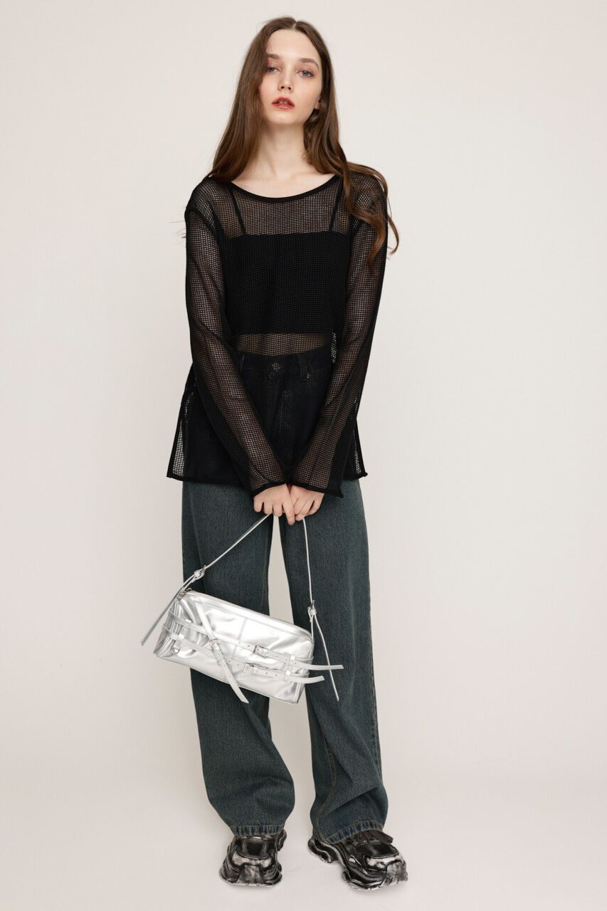 SLY「COTTON MESH 2WAY トップス」|シャツ・ブラウス|