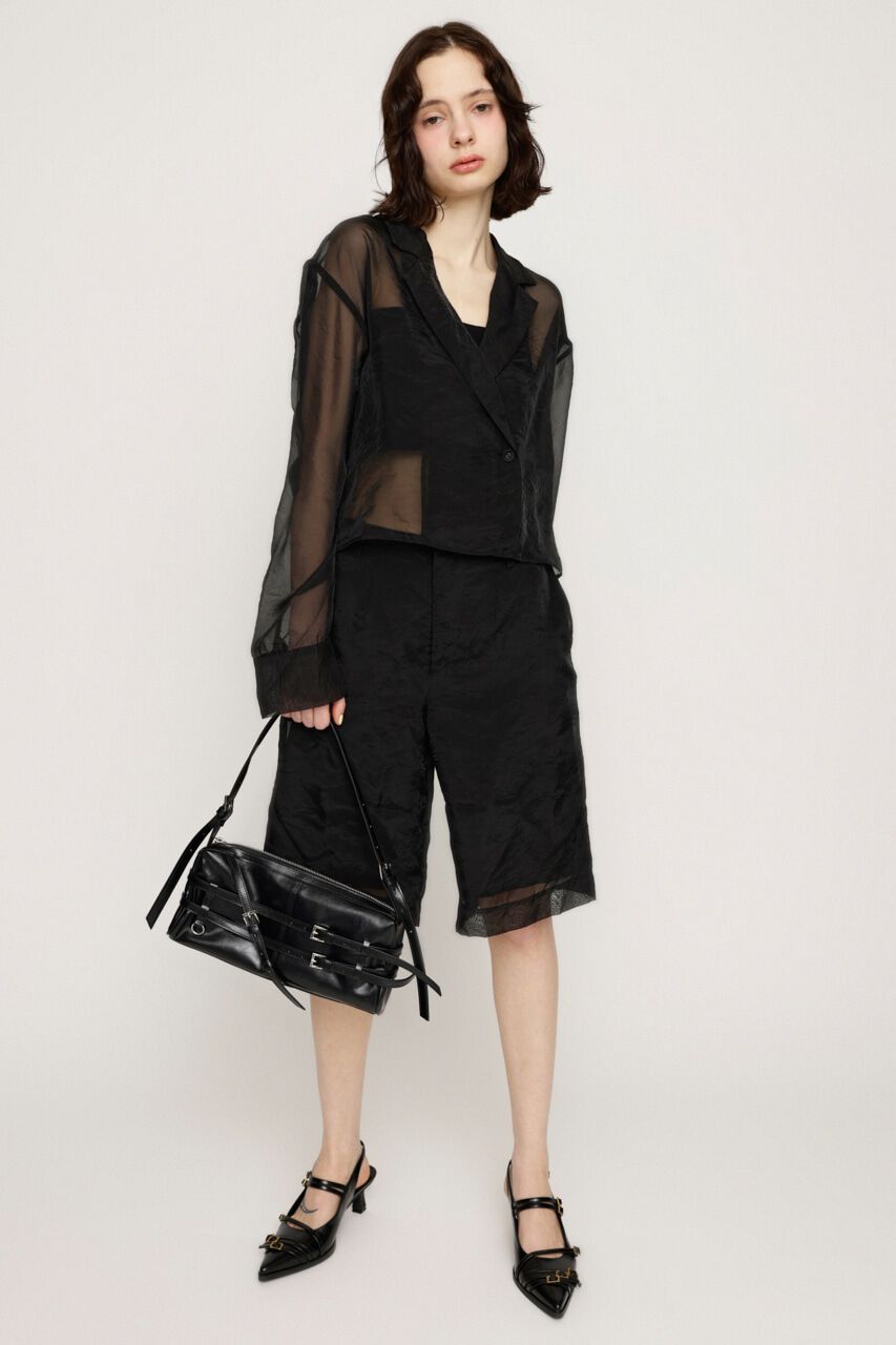 SLY「SHEER TAILOR ジャンプスーツ」|ワンピース|