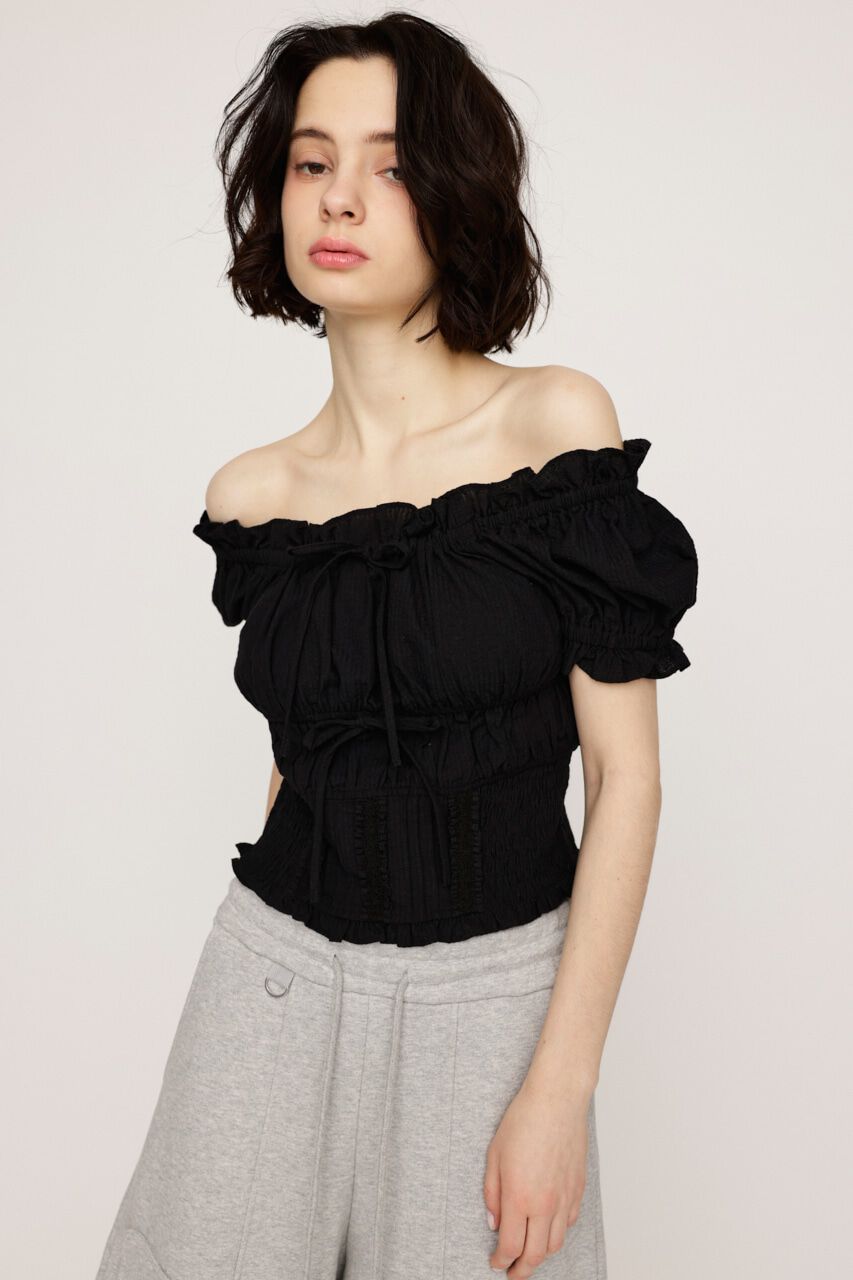 SLY「COTTON LACE トップス」|シャツ・ブラウス|