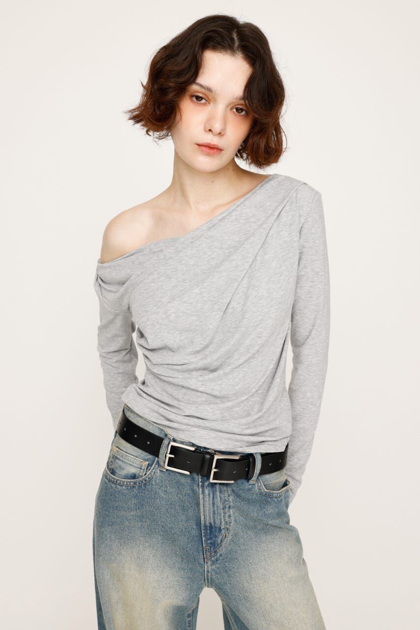 SLY「OFF SHOULDER CUT トップス」|Tシャツ・カットソー|