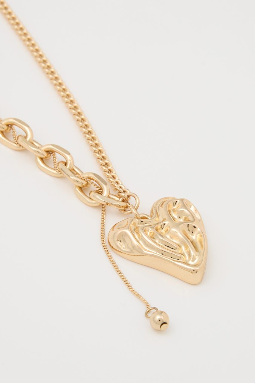 SLY「RANDOM CHAIN HEART ネックレス」|ネックレス|