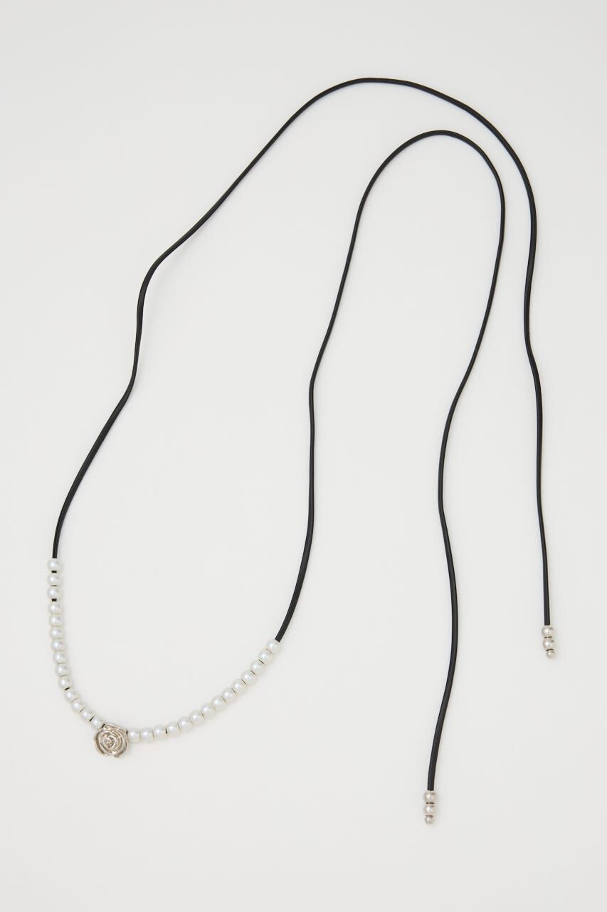 SLY「ROSE F／PEARL チョーカー」|ネックレス|