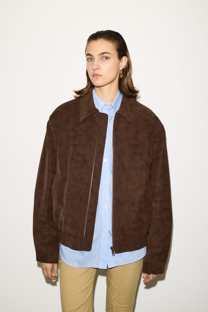 SLY「F／SUEDE SWINGTOP ブルゾン」|ブルゾン・スタジャン|