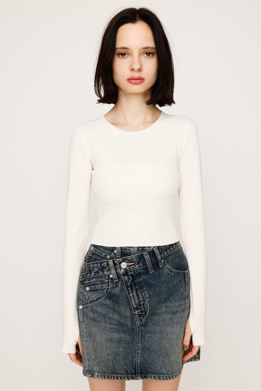 SLY「BASIC HG RIB トップス」|ニット・セーター|