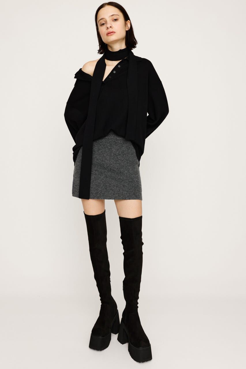 SLY「SHORTS IN KNIT ショートスカート」|スカート|
