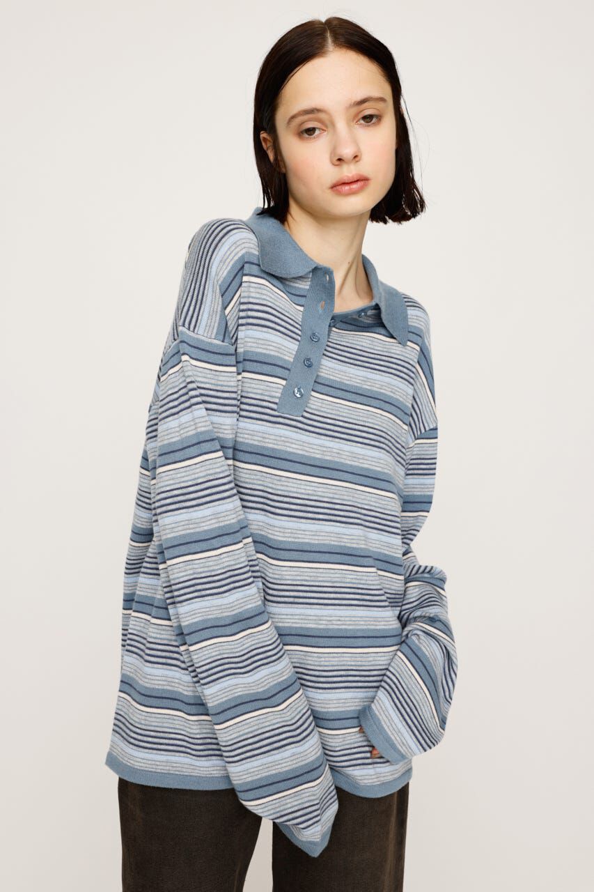 SLY「HG KNIT ASYMMETRY トップス」|ニット・セーター|