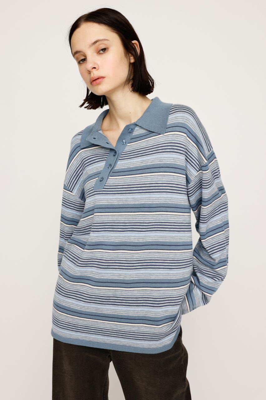 SLY「HG KNIT ASYMMETRY トップス」|ニット・セーター|