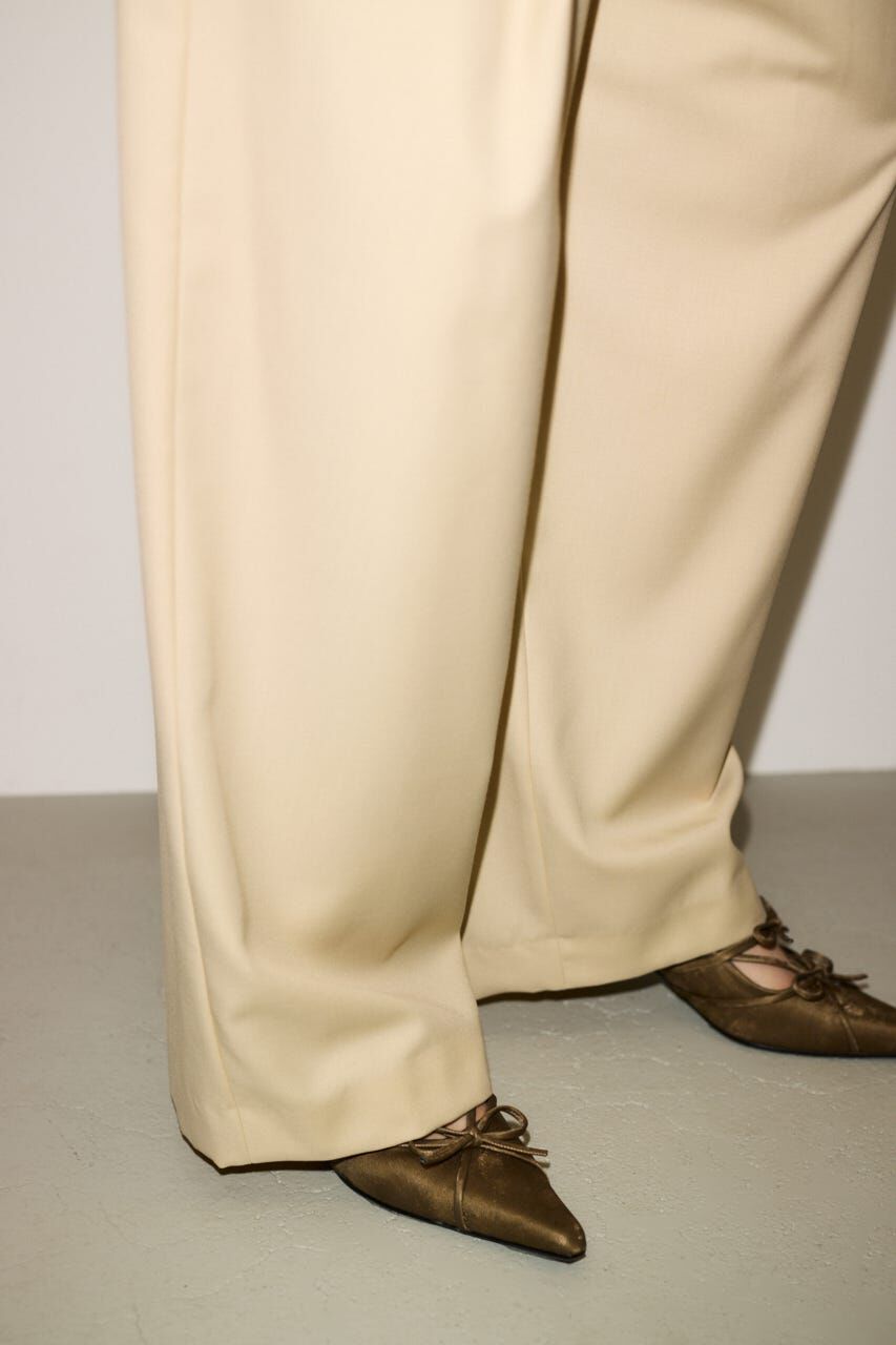 SLY「ASYMMETRY TUCK SLACKS」|その他|