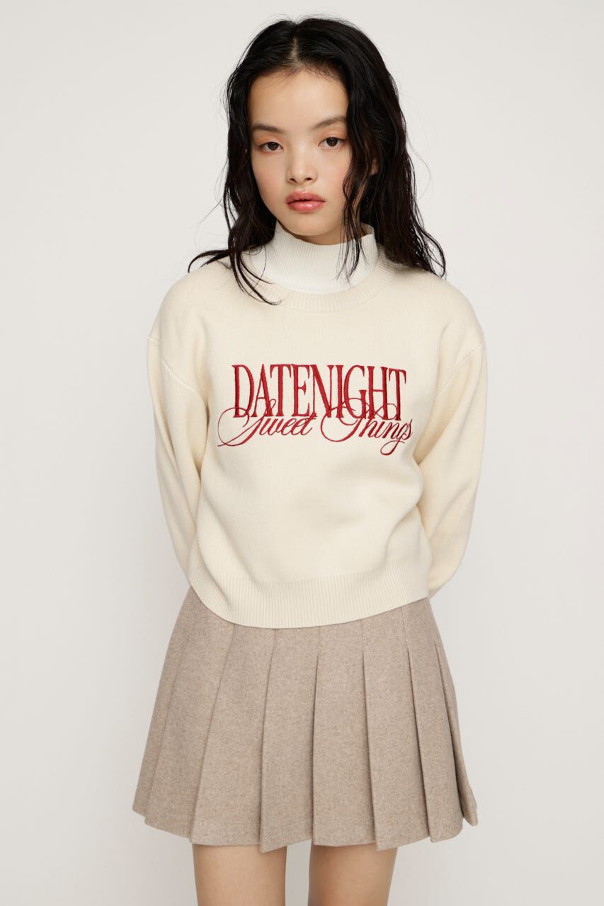 SLY「FRONT LOGO KNIT トップス」|ニット・セーター|IVOY3