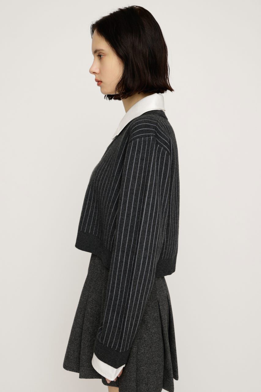 SLY「LAYERED LIKE CROP KNIT トップス」|ニット・セーター|