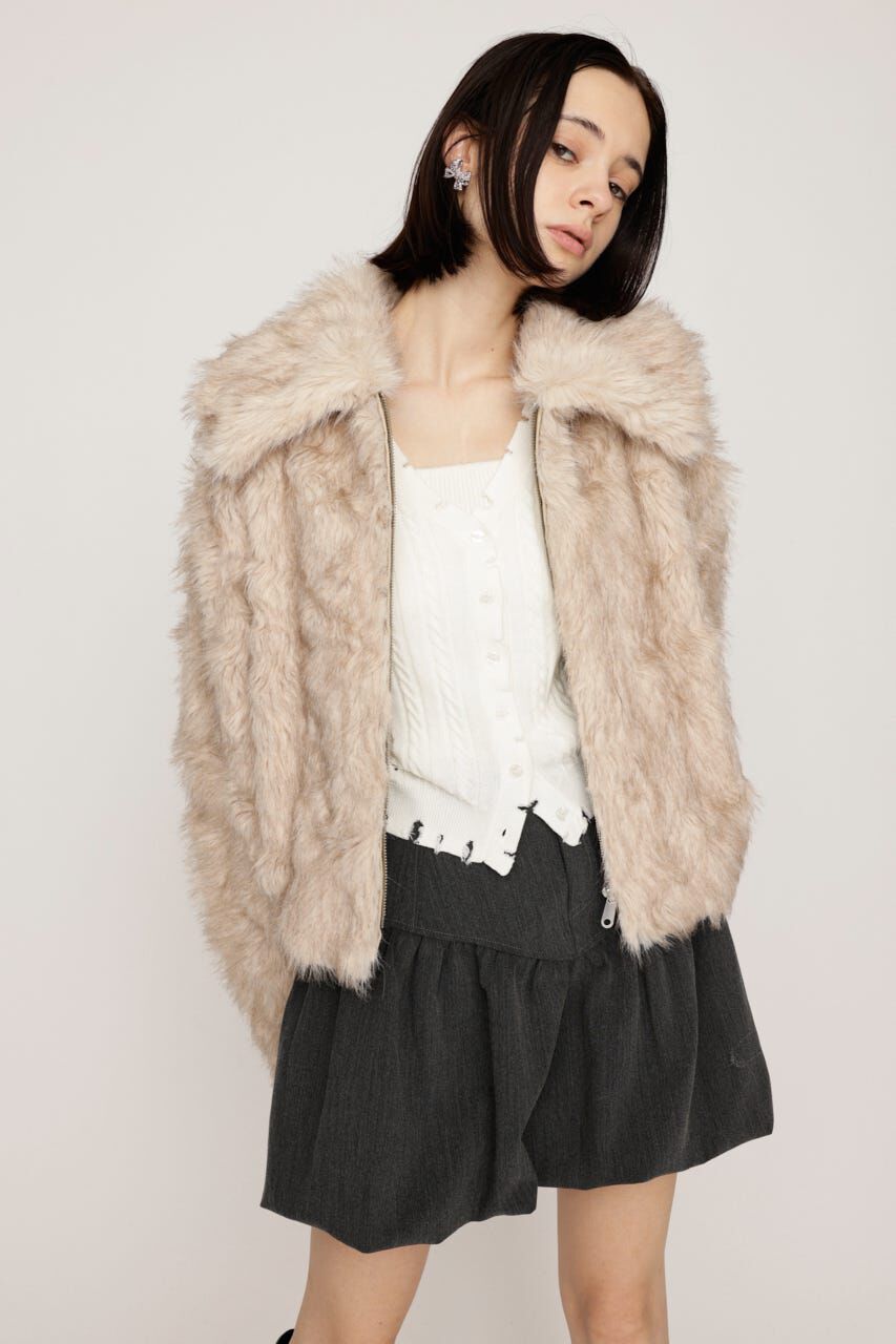 SLY「BIG COLLAR FUR S／コート」|その他|