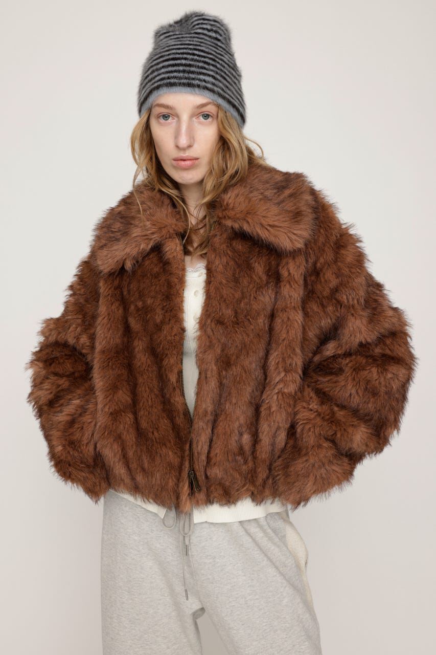 SLY「BIG COLLAR FUR S／コート」|その他|