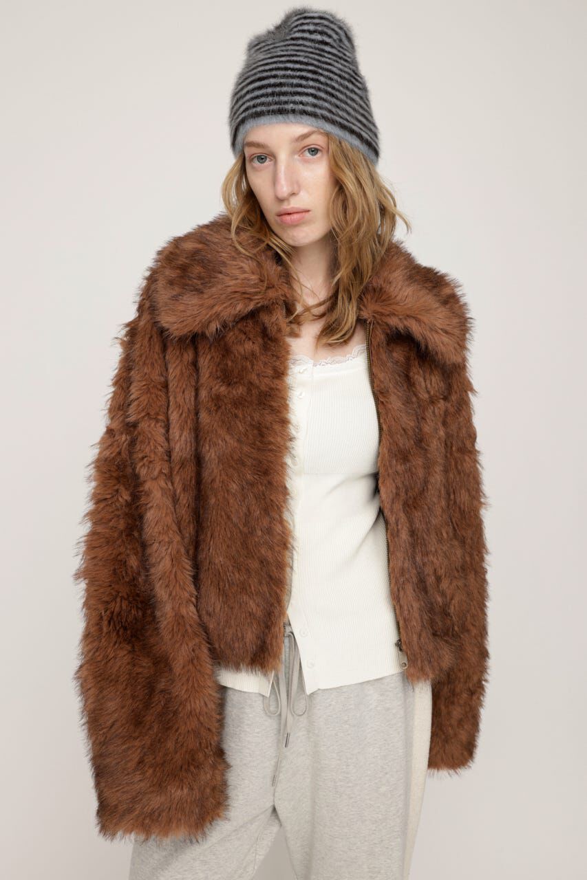 SLY「BIG COLLAR FUR S／コート」|その他|