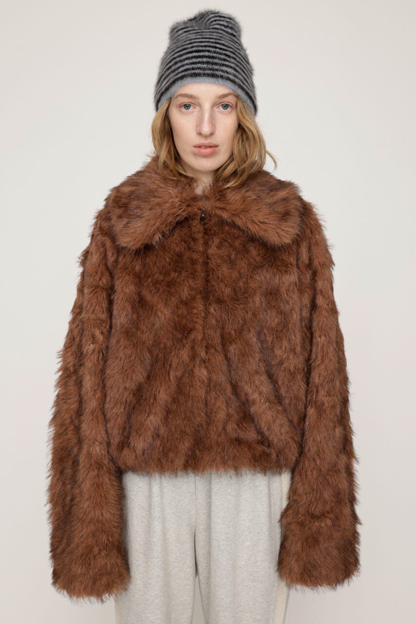 SLY「BIG COLLAR FUR S／コート」|その他|