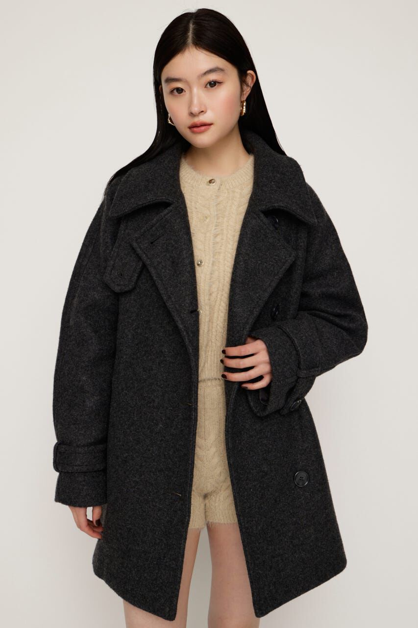 SLY「STAND NECK MIDI コート」|その他|