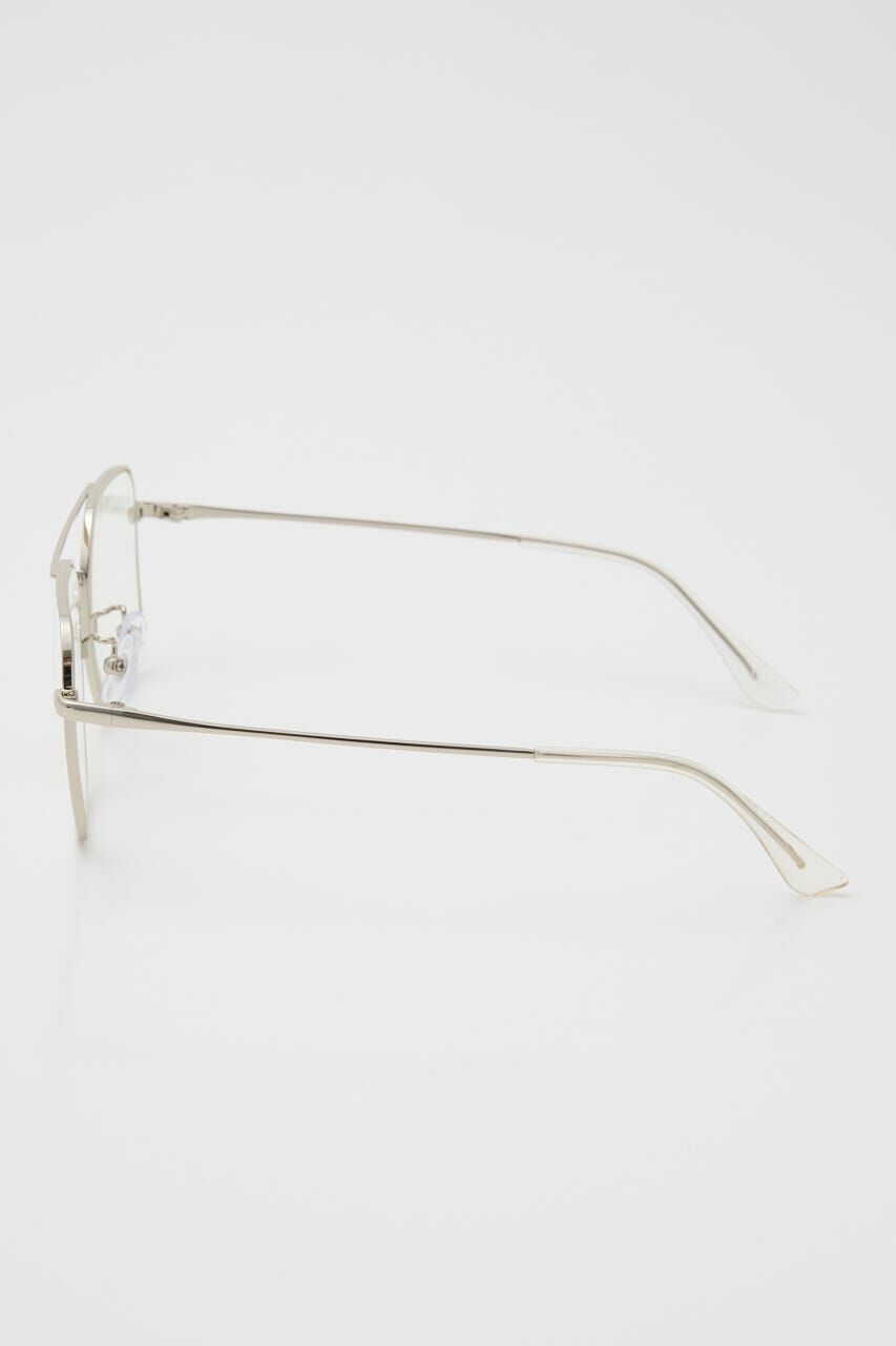 SLY「SQUARE METAL FLAME アイウェア」|メガネ|