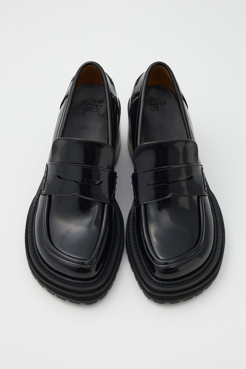 SLY「HEELED PENNY LOAFERS」|ローファー|