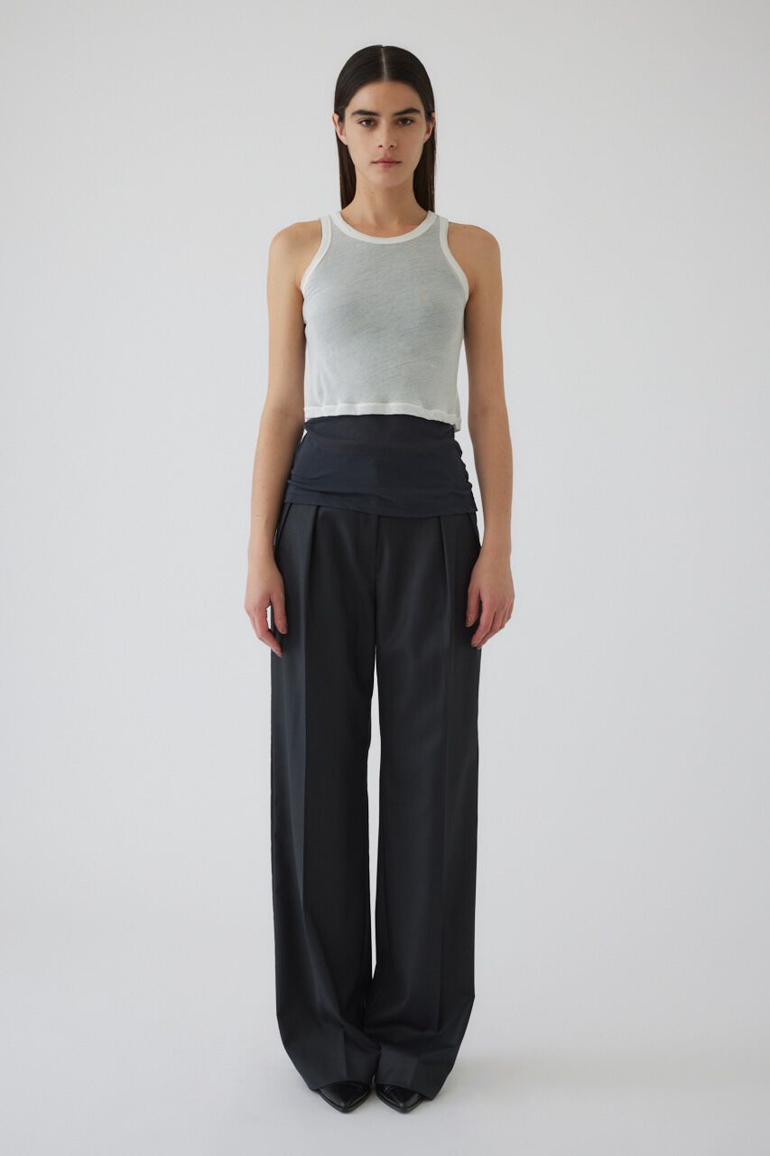 RIM.ARK 「Gauze tank」|タンクトップ|WHT