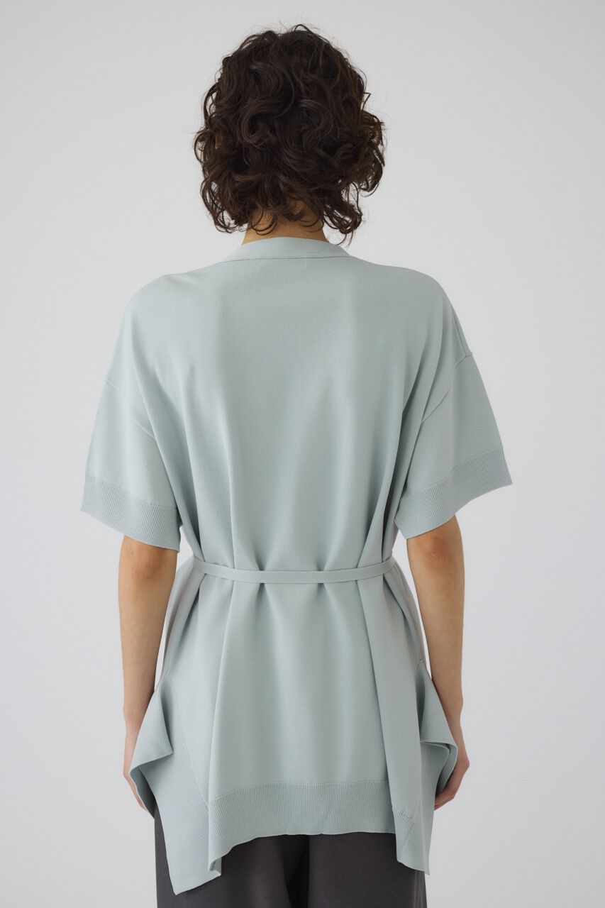 RIM.ARK 「Hem design wide knit CD」|カーディガン|