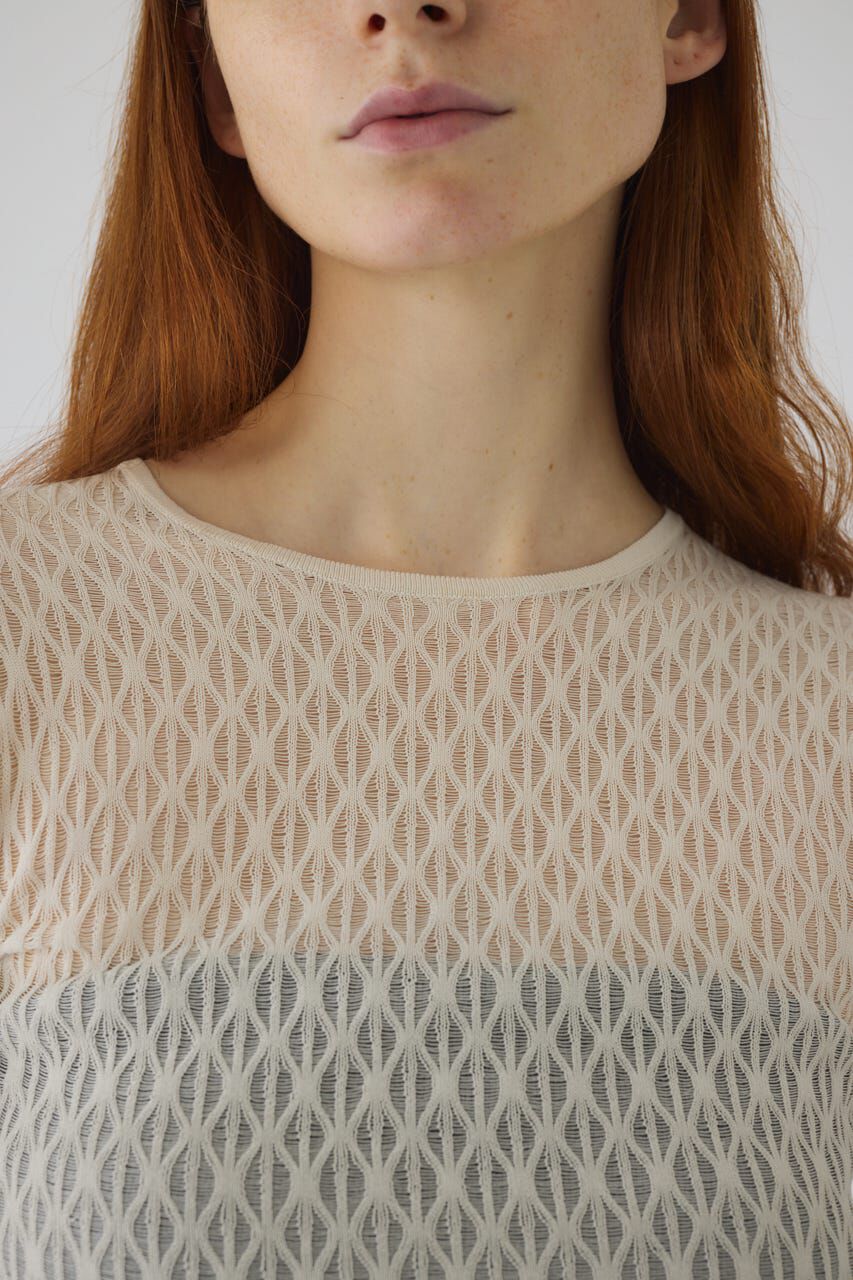 RIM.ARK 「Lace knitting tops」|ニット・セーター|