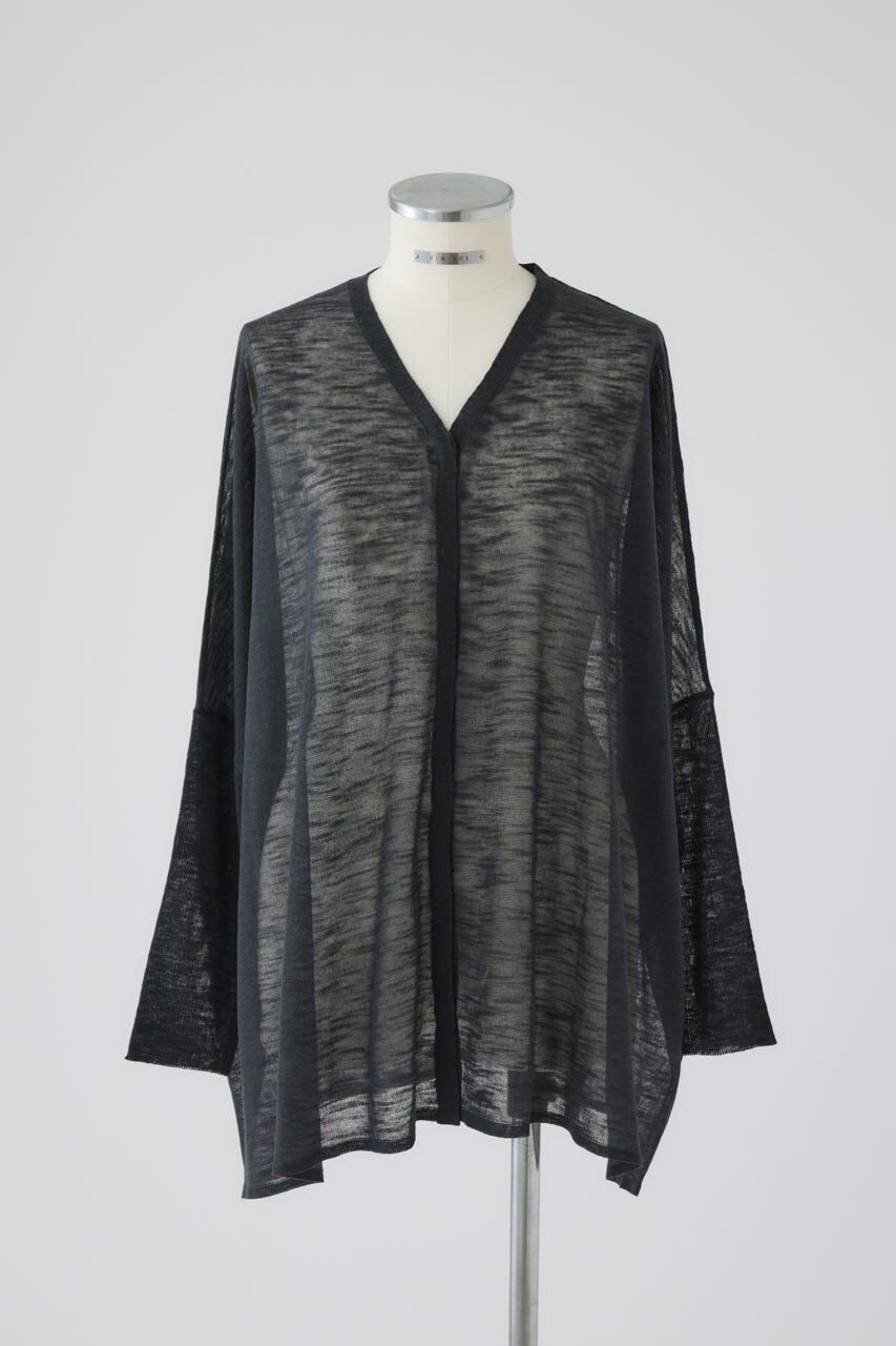 RIM.ARK 「Dry touch summer knit C/D」|カーディガン|GRY