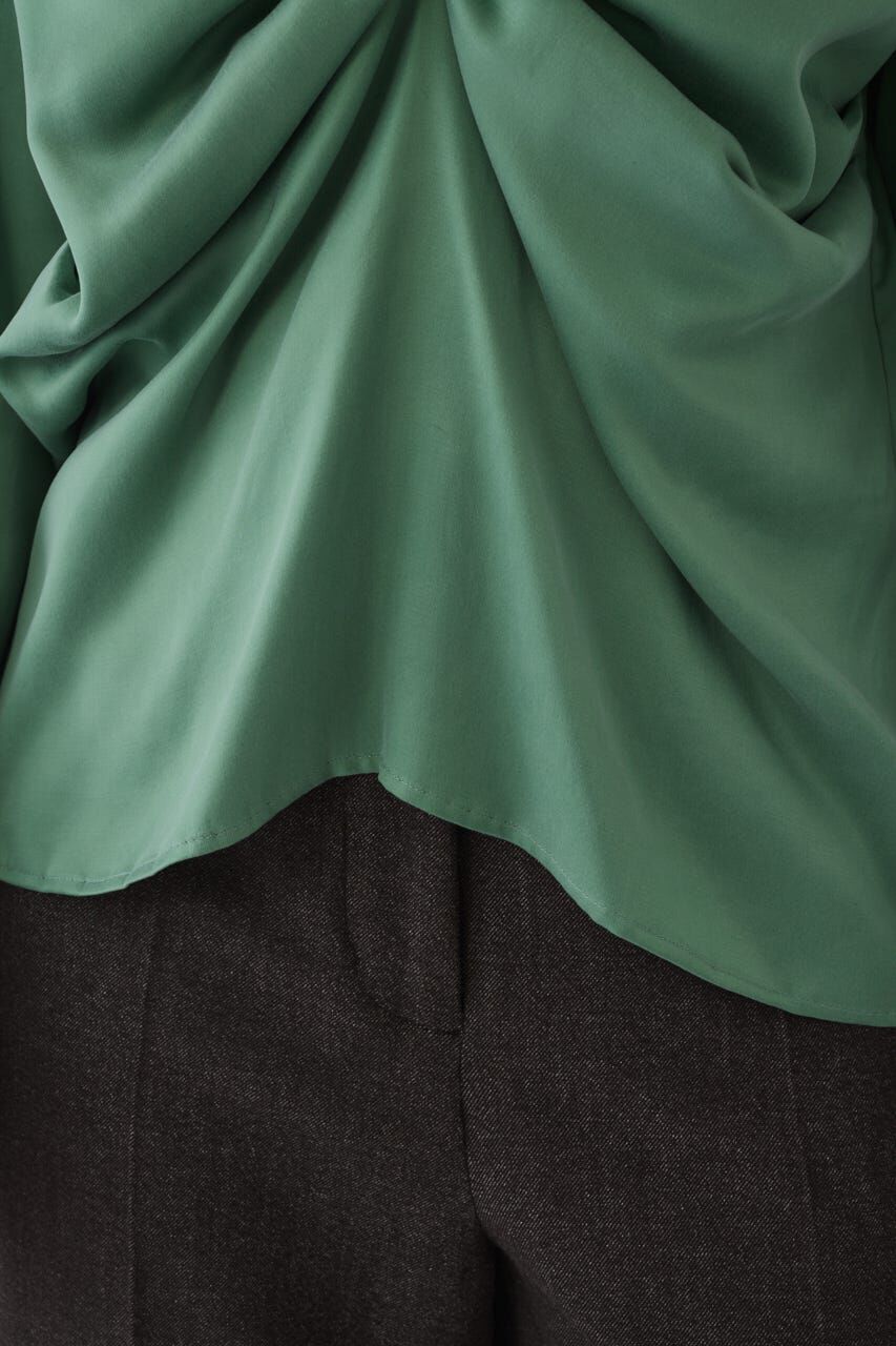 RIM.ARK 「Gathered paded tops」|シャツ・ブラウス|