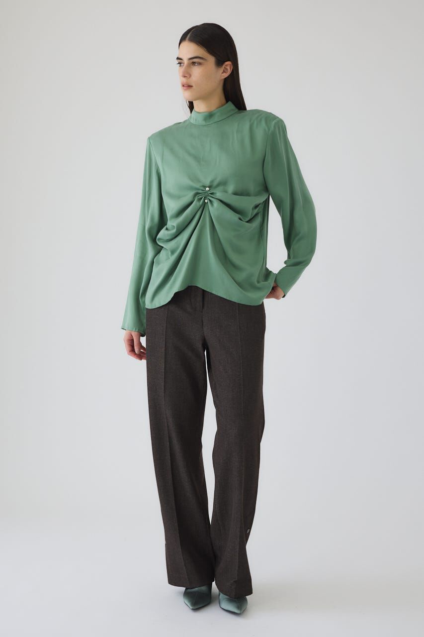 RIM.ARK 「Gathered paded tops」|シャツ・ブラウス|