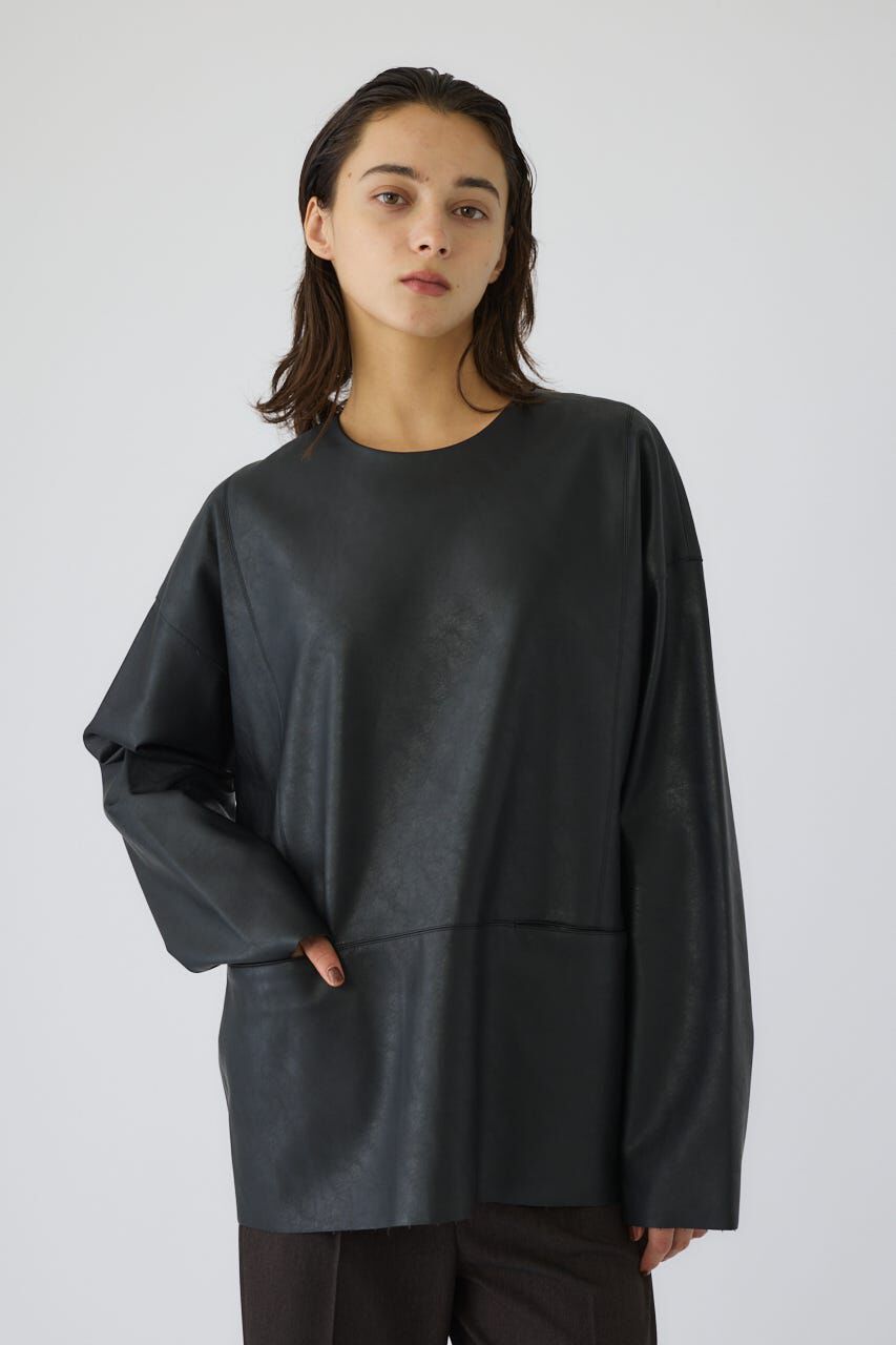 RIM.ARK 「Box texture pullover」|シャツ・ブラウス|BLK