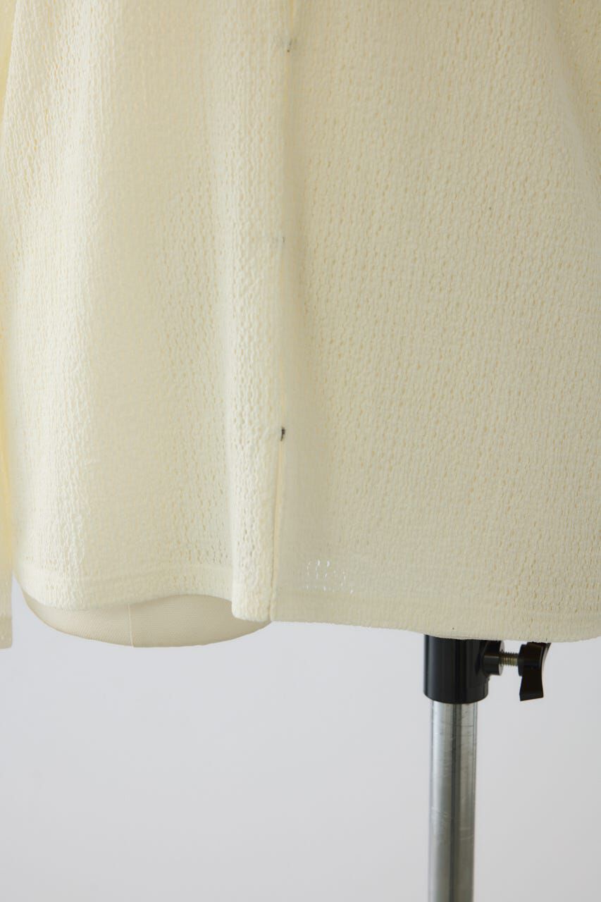 RIM.ARK 「Sheer lace hook tops」|シャツ・ブラウス|