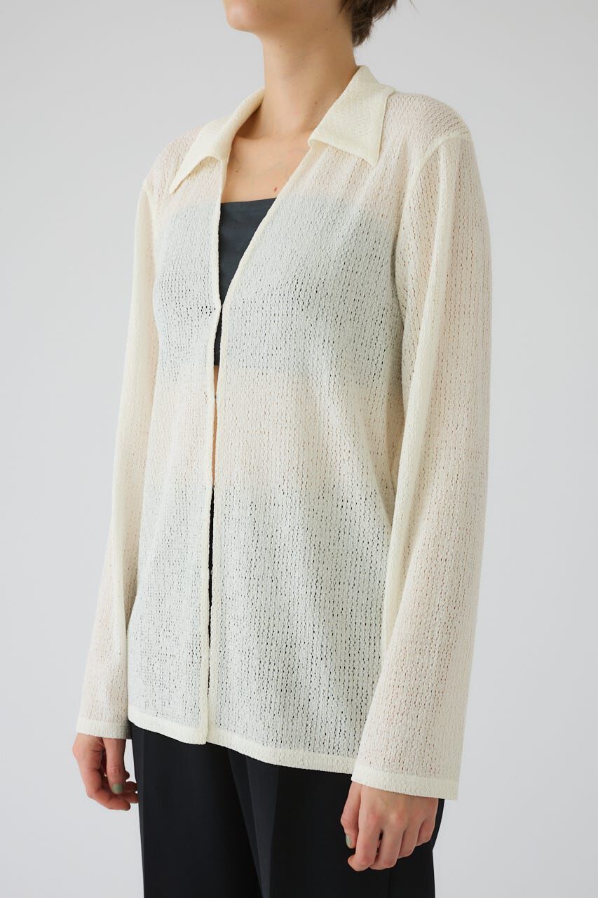 RIM.ARK 「Sheer lace hook tops」|シャツ・ブラウス|