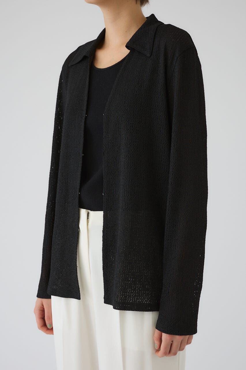 RIM.ARK 「Sheer lace hook tops」|シャツ・ブラウス|