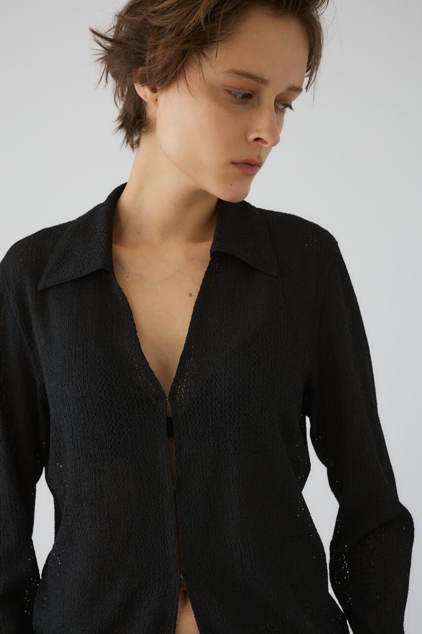 RIM.ARK 「Sheer lace hook tops」|シャツ・ブラウス|