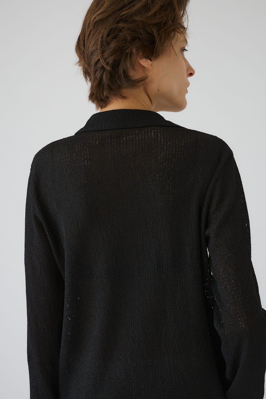 RIM.ARK 「Sheer lace hook tops」|シャツ・ブラウス|