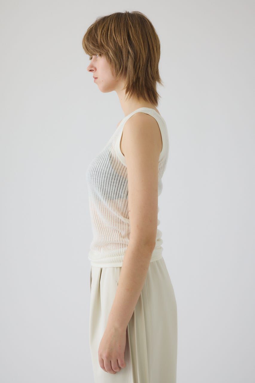RIM.ARK 「Needle knit tank top」|タンクトップ|