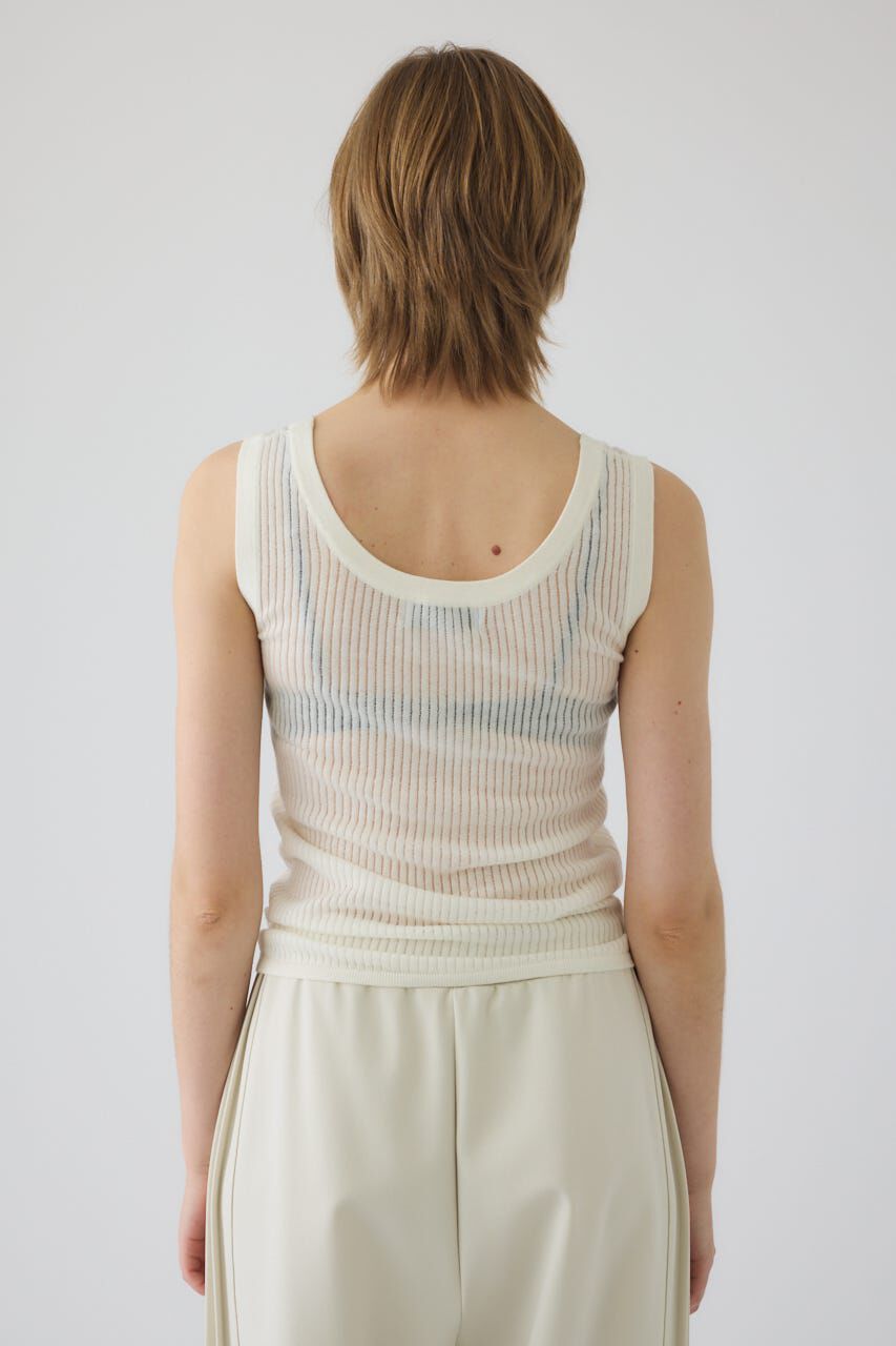 RIM.ARK 「Needle knit tank top」|タンクトップ|