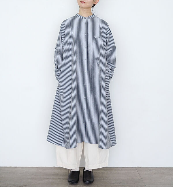 休日と詩「小さなポケットのロングシャツ」|シャツ・ブラウス|