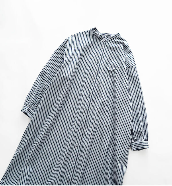 休日と詩「小さなポケットのロングシャツ」|シャツ・ブラウス|