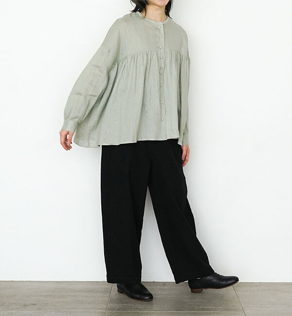 オオカミとフクロウ「オオカミと月夜のたそがれと」|シャツ・ブラウス|