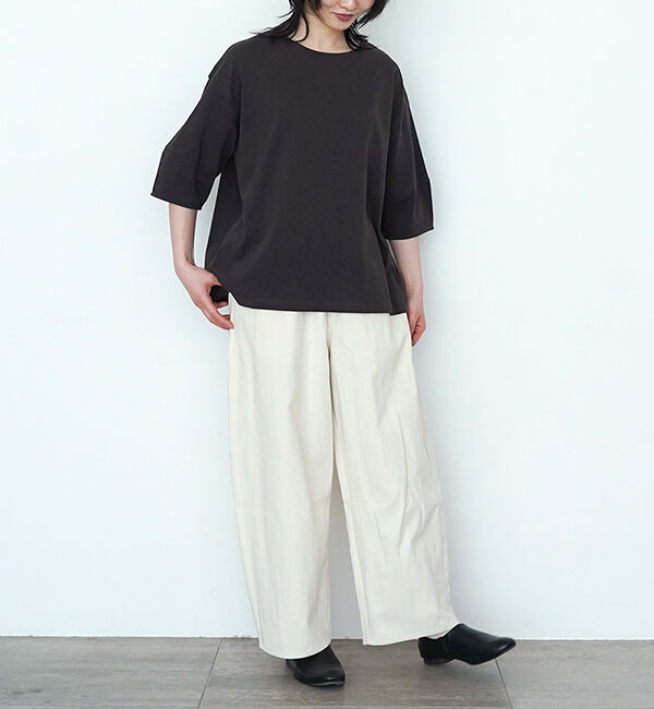 オオカミとフクロウ「オオカミと白い雲のスワロー」|Tシャツ・カットソー|