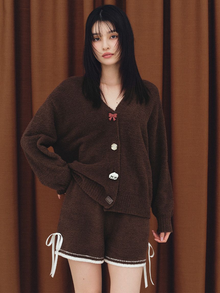 SNIDEL HOME「【Milcrea】ケーキ釦ニットカーディガン」|ルームウェア|