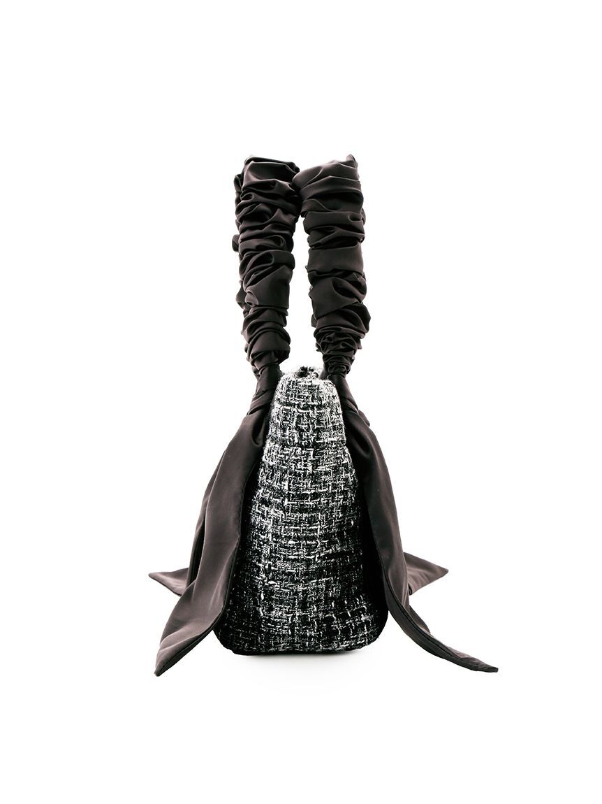 SNIDEL HOME「ツイードリボンバッグ」|ハンドバッグ|